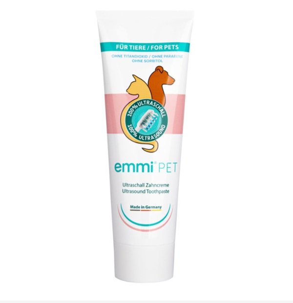 emmi-pet Zahnpasta ohne Titandioxid und Parabene glutenfrei und vegan
